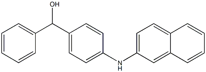 (4-(Naphthalen-2-ylaMino)phenyl)(phenyl)Methanol Structure