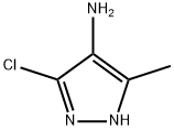 5-클로로-3-메틸-4-아미노-1H-피라졸 구조식 이미지