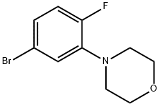 4-(5-broMo-2-fluorophenyl)Morpholine Structure