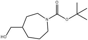 1-Boc-azepane-4-Methanol Structure