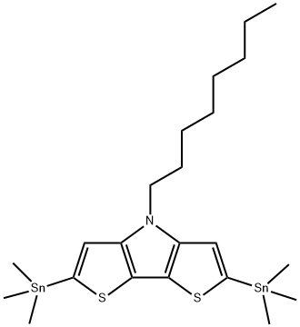 4-octyl-2,6-bis(triMethylstannyl)-4H-dithieno[3,2-b:2',3'-d]pyrrole Structure