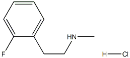 2-플루오로-N-메틸벤젠에탄민HCL 구조식 이미지