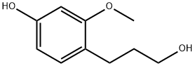 4-(3-Hydroxypropyl)-3-Methoxyphenol Structure