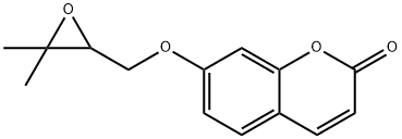 7-[(3,3-Dimethyl-2-oxiranyl)methoxy]-2H-1-benzopyran-2-one Structure