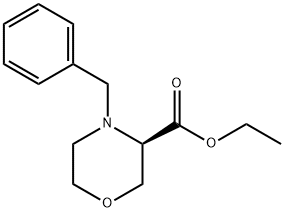 ethyl (3R)-4-benzylMorpholine-3-carboxylate Structure