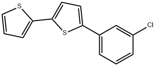 5-(4-클로로페닐)-2,2'-비티오펜 구조식 이미지