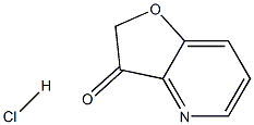 Furo[3,2-b]pyridin-3(2H)-one hydrochloride Structure