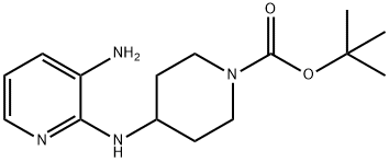 4-(3-아미노-피리딘-2-일라미노)-피페리딘-1-카르복실산tert-부틸에스테르 구조식 이미지