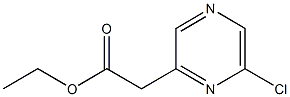Ethyl2-(6-chloropyrazin-2-yl)acetate Structure