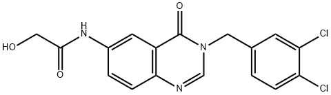 3-(3,4-dichlorobenzyl)-4-oxo-3,4-dihydroquinazolin-6-ylcarbaMic acid Structure