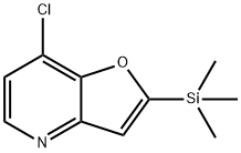 7-Chloro-2-(triMethylsilyl)furo[3,2-b]pyridine 구조식 이미지