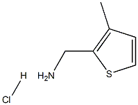(3-Methylthiophen-2-yl)MethanaMine hydrochloride 구조식 이미지