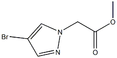Methyl 2-(4-broMo-1H-pyrazol-1-yl)acetate Structure
