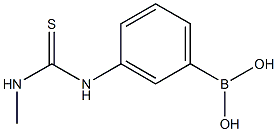 3-(3-Methylthioureido)phenylboronic acid 구조식 이미지