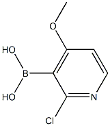 2-Chloro-4-Methoxypyridine-3-boronic acid Structure