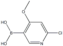 6-Chloro-4-Methoxypyridine-3-boronic acid Structure