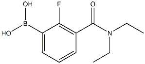 (3-(DiethylcarbaMoyl)-2-fluorophenyl)boronic acid Structure