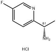 (S)-1-(5-플루오로피리딘-2-일)에탄민염산염 구조식 이미지
