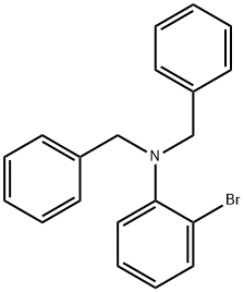 N,N-dibenzyl-2-broMoaniline Structure