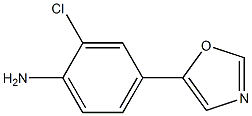 2-chloro-4-(oxazol-5-yl)aniline Structure