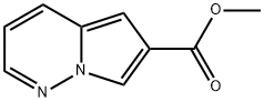 메틸H-피롤로[1,2-b]피리다진-6-카르복실레이트 구조식 이미지