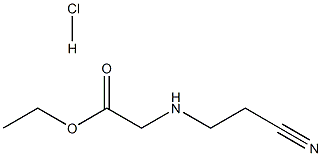 N-(2-Cyanoethyl)glycine Ethyl Ester Hydrochloride 구조식 이미지