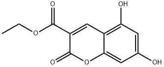 Ethyl 5,7-dihydroxy-2-oxo-2H-chroMene-3-carboxylate Structure