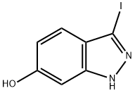 3-Iodo-6-hydroxy-(1H)indazole Structure