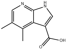 4,5-DiMethyl-7-azaindole-3-carboxylic acid Structure