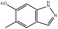 5-Methyl-6-hydroxy-(1H)indazole Structure