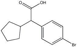 (4-BroMo-phenyl)-cyclopentyl-acetic acid 구조식 이미지