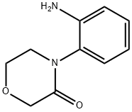 3-Morpholinone, 4-(2-aMinophenyl)- 구조식 이미지