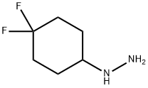 (4,4-difluorocyclohexyl)hydrazine 구조식 이미지