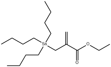 Ethyl 2-[(tributylstannyl)methyl]acrylate Structure