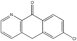 7-클로로벤조[g]퀴놀린-10(5H)-온 구조식 이미지
