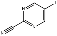 5-iodopyriMidine-2-carbonitrile Structure