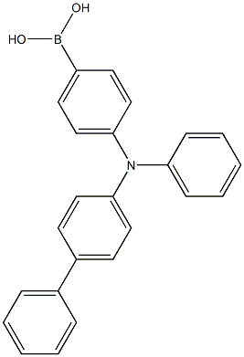 B-[4-([1,1'-비페닐]-4-일페닐aMino)페닐]보론산 구조식 이미지