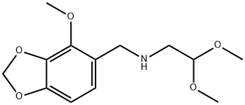 N-(2,2-DiMethoxyethyl)-4-Methoxy-1,3-benzodioxole-5-MethanaMine Structure