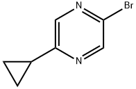 2-BroMo-5-cyclopropylpyrazine 구조식 이미지