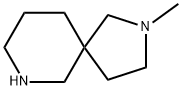 2-메틸-2,7-디아자스피로[4.5]데칸(SALTDATA:FREE) 구조식 이미지