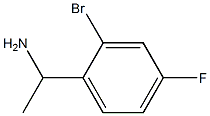 1-(2-BroMo-4-fluorophenyl)ethanaMine Structure