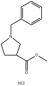 Methyl 1-benzylpyrrolidine-3-carboxylate hydrochloride Structure