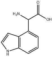 1H-Indole-4-acetic acid, a-aMino- Structure