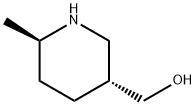 [(3R,6R)-6-메틸피페리딘-3-일]메탄올hcl 구조식 이미지