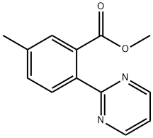 Methyl 5-Methyl-2-(pyriMidin-2-yl)benzoate 구조식 이미지
