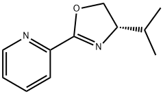 2-[(4S)-4,5-dihydro-4-(1-Methylethyl)-2-oxazolyl]- yridine 구조식 이미지