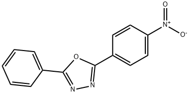 2-(4-nitrophenyl)-5-phenyl-[1,3,4]oxadiazole Structure