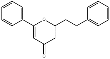 2-Phenethyl-6-phenyl-2H-pyran-4(3H)-one Structure