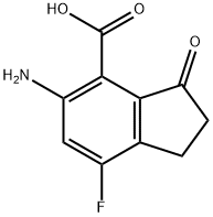 5-AMino-7-fluoro-3-oxoindane-4-carboxylic acid Structure