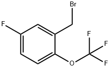 5-Fluoro-2-(trifluoroMethoxy)benzyl broMide, 97% 구조식 이미지